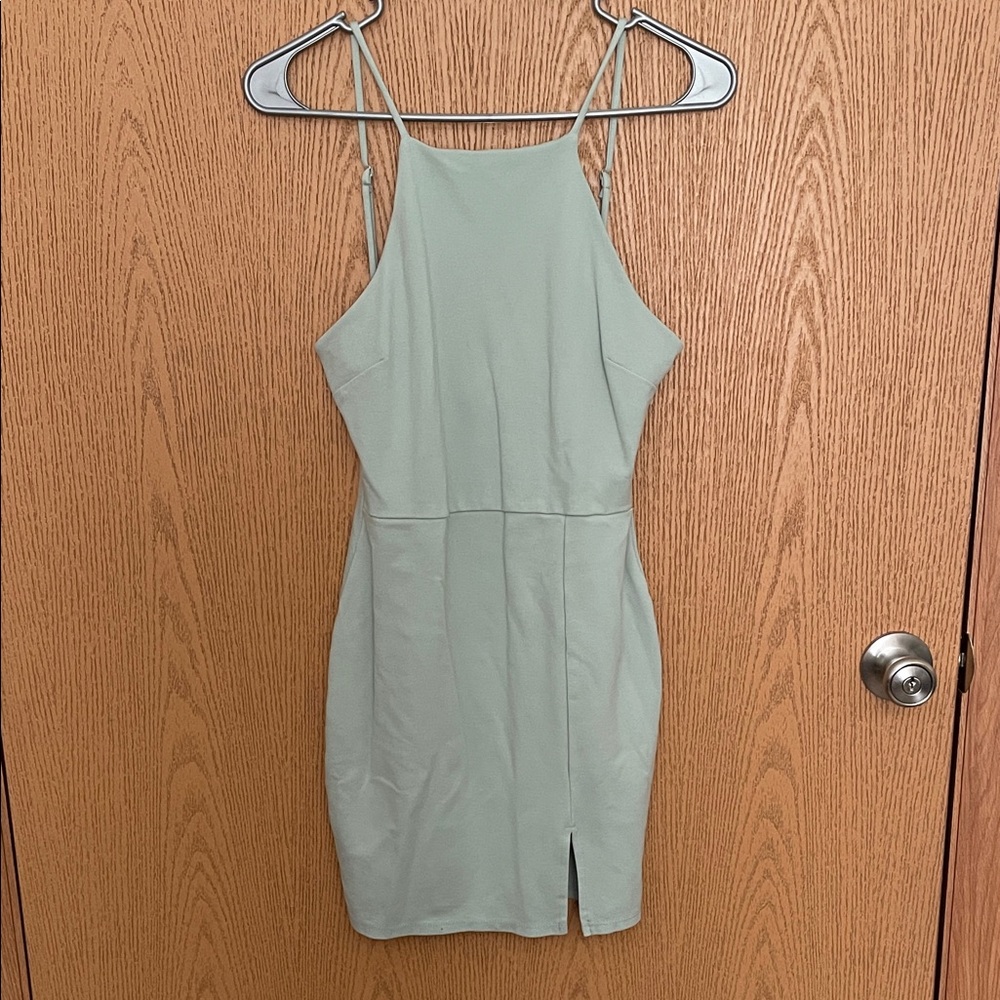 Fashion Nova Mint Green Cocktail Dress